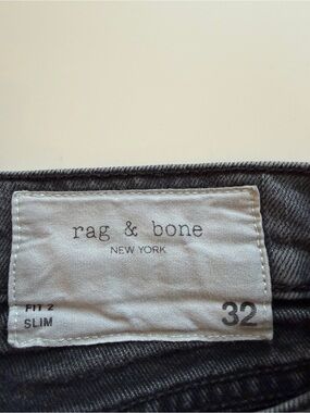 rag & bone Slim Jeans - Charcoal
